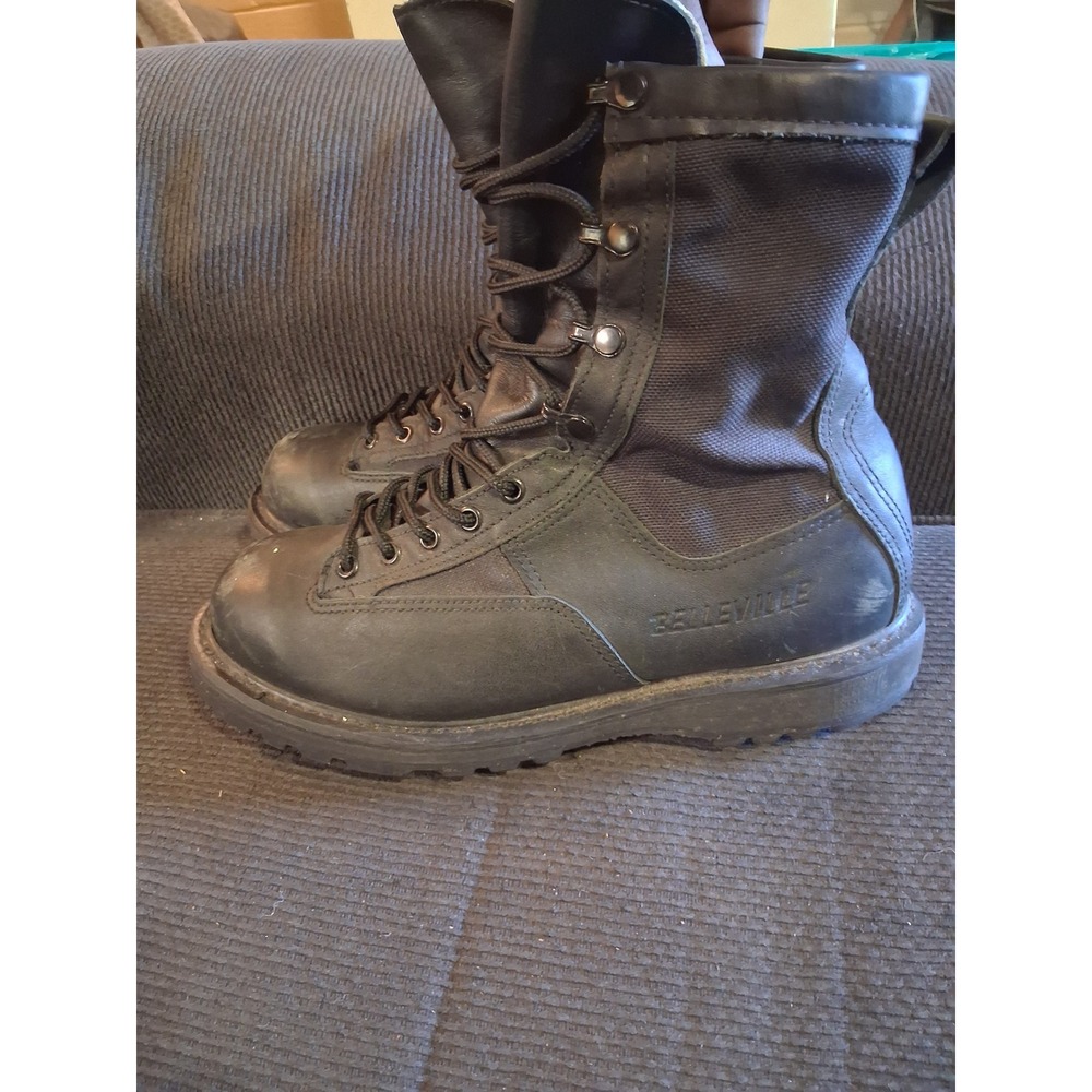 Belleville 610B Mens Black Gore-Tex Waterproof Tactical Combat Boots Vibram 8.5W
